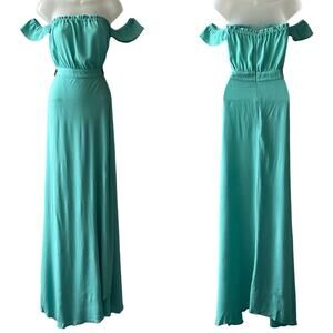 Flynn Skye Bella Maxi Dress in Aqua Size Small NWOT